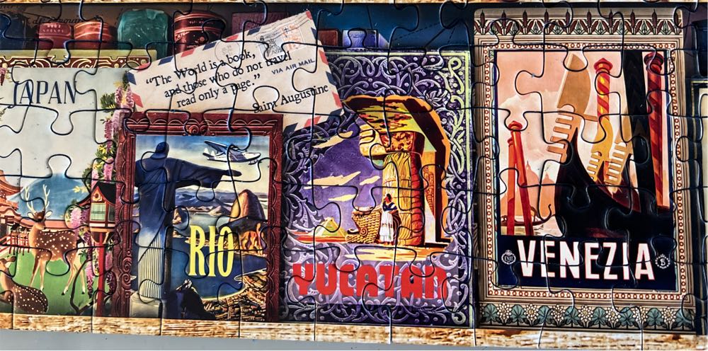 Aimee Stewart: Vintage Travel Guides - Ravensburger puzzle collectible [Barcode 4005556147526] - Main Image 4