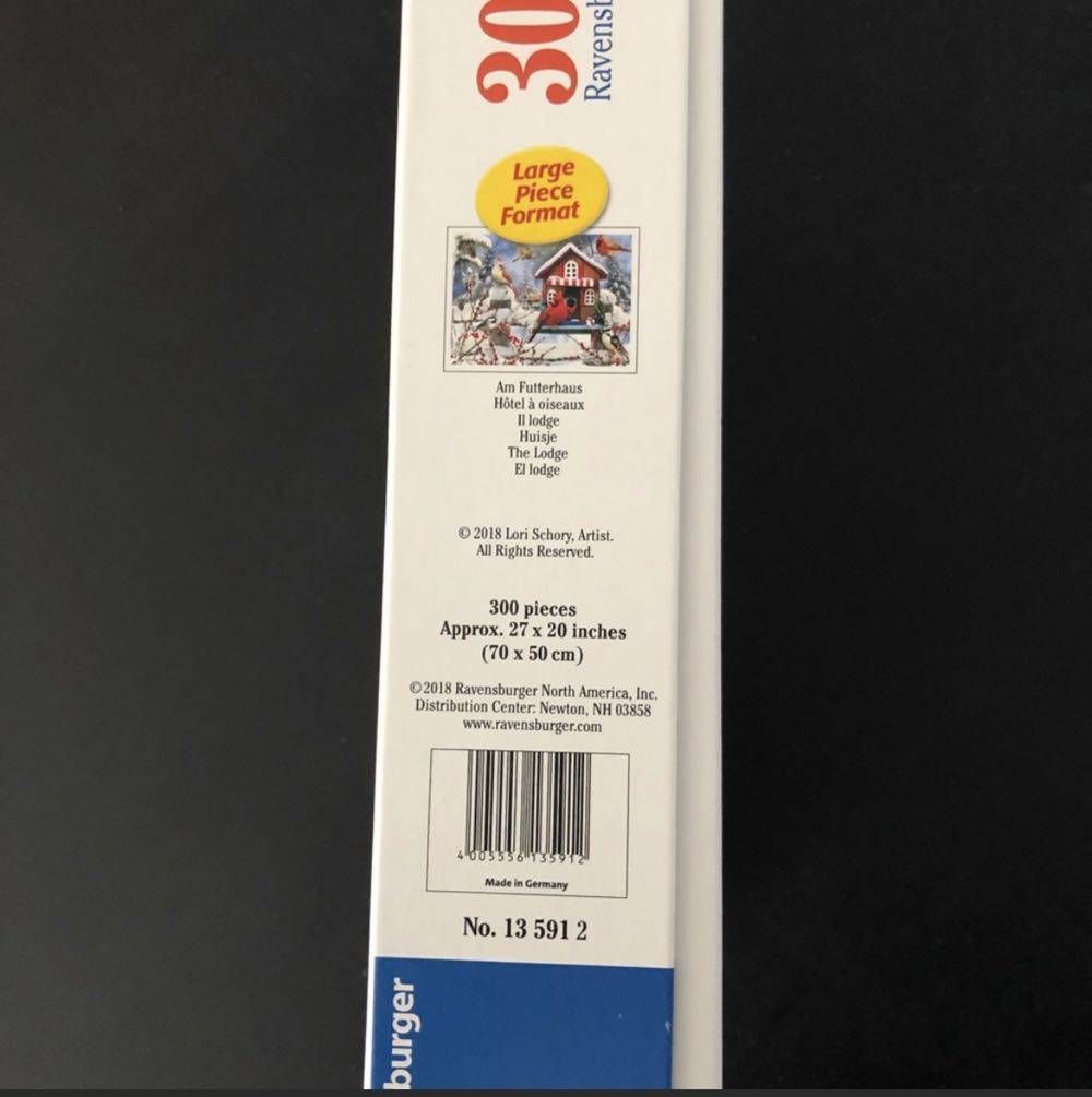 SOLD The Lodge - Ravensburger puzzle collectible [Barcode 4005556135912] - Main Image 3