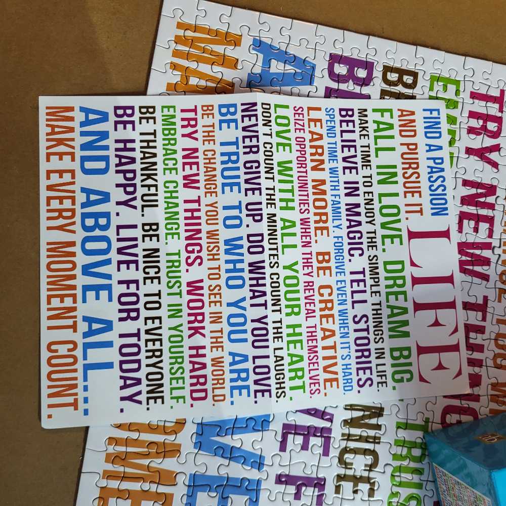 The Art Of Life - Andrews + Blaine 🇺🇸 puzzle collectible [Barcode 814938018736] - Main Image 2