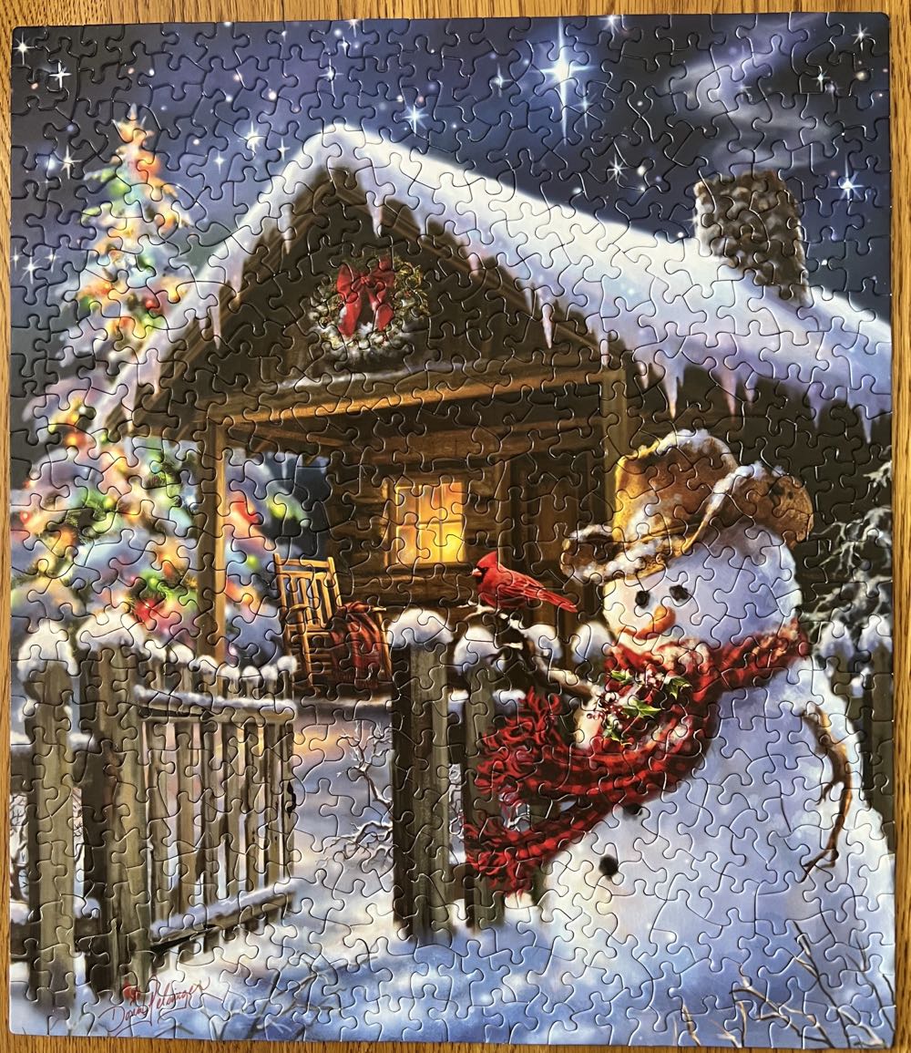 Christmas Cheer - SunsOut puzzle collectible [Barcode 796780571488] - Main Image 3