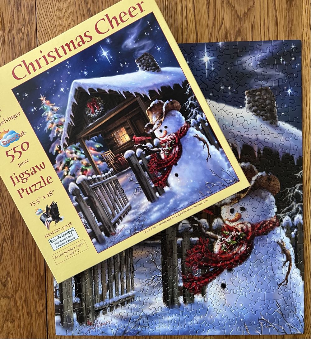 Christmas Cheer - SunsOut puzzle collectible [Barcode 796780571488] - Main Image 4