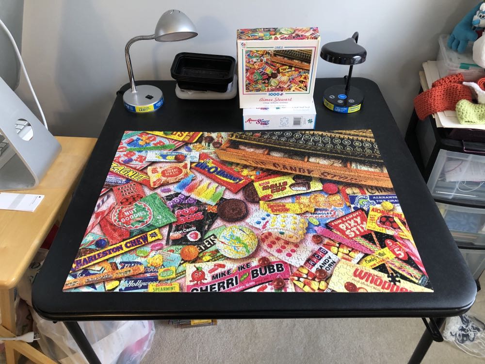 Vintage Candy Shop - COMPLETED - Ceaco puzzle collectible [Barcode 021081330428] - Main Image 2