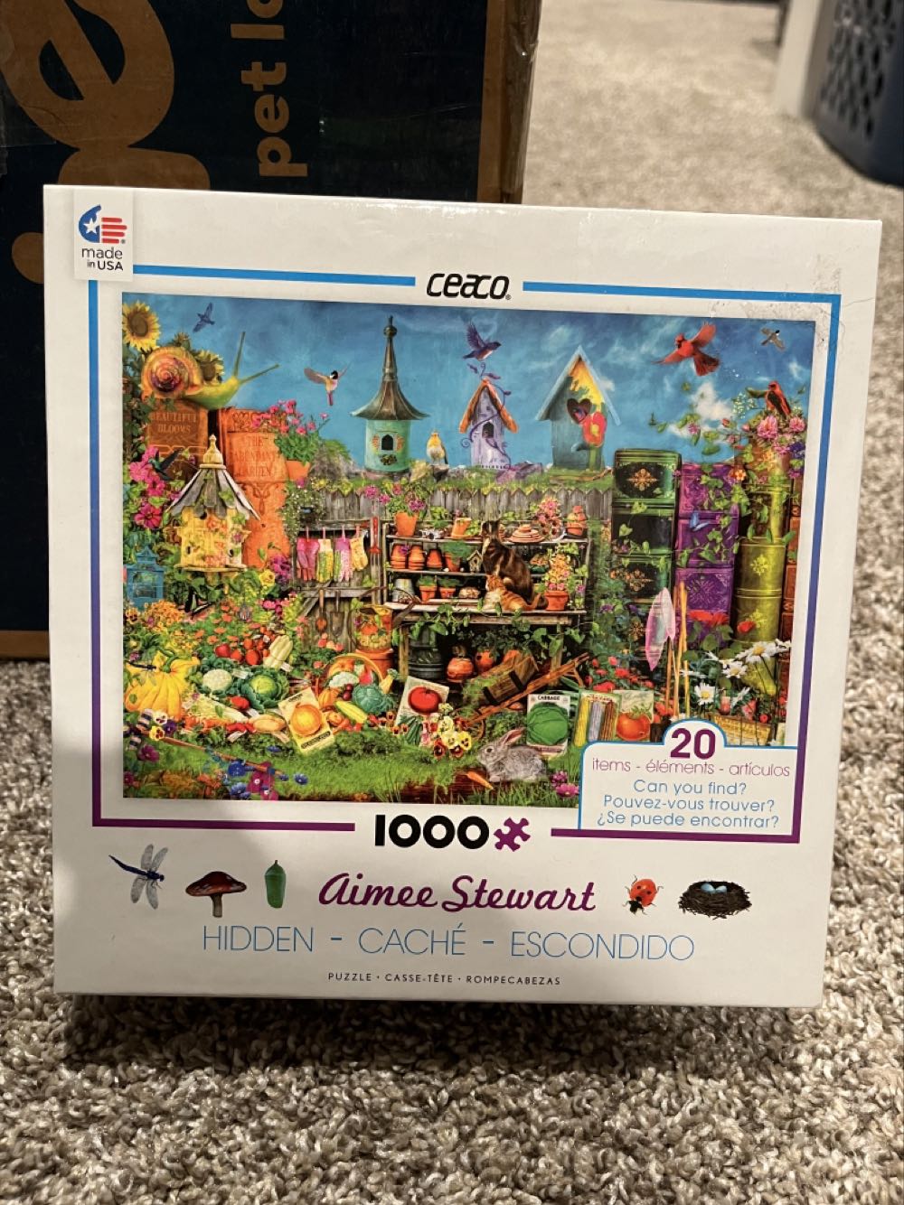 Hidden: In The Garden - COMPLETED AND SOLD - Ceaco puzzle collectible [Barcode 021081330664] - Main Image 3