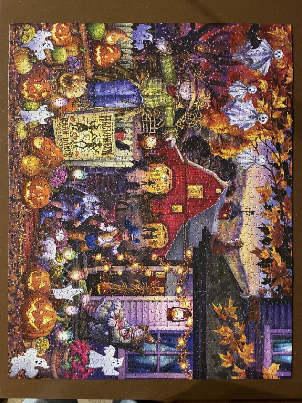 Halloween Barn Dance - Vermont Christmas Co. puzzle collectible [Barcode 819273020116] - Main Image 4