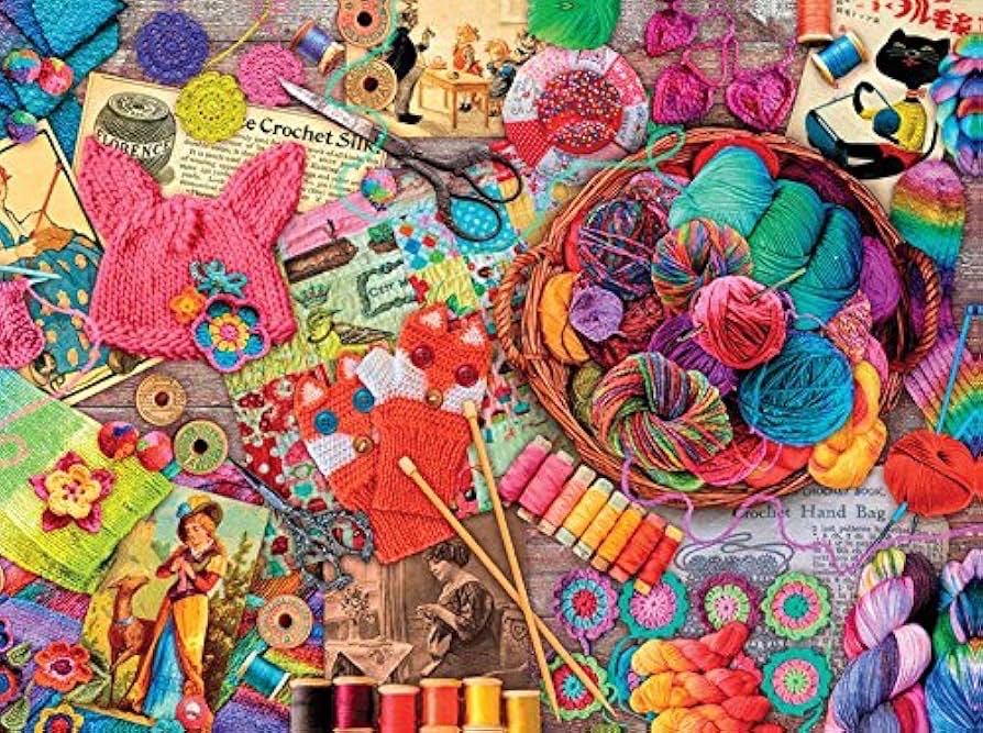 AS Vintage Yarns.   SOLD - Ceaco puzzle collectible [Barcode 021081330442] - Main Image 2