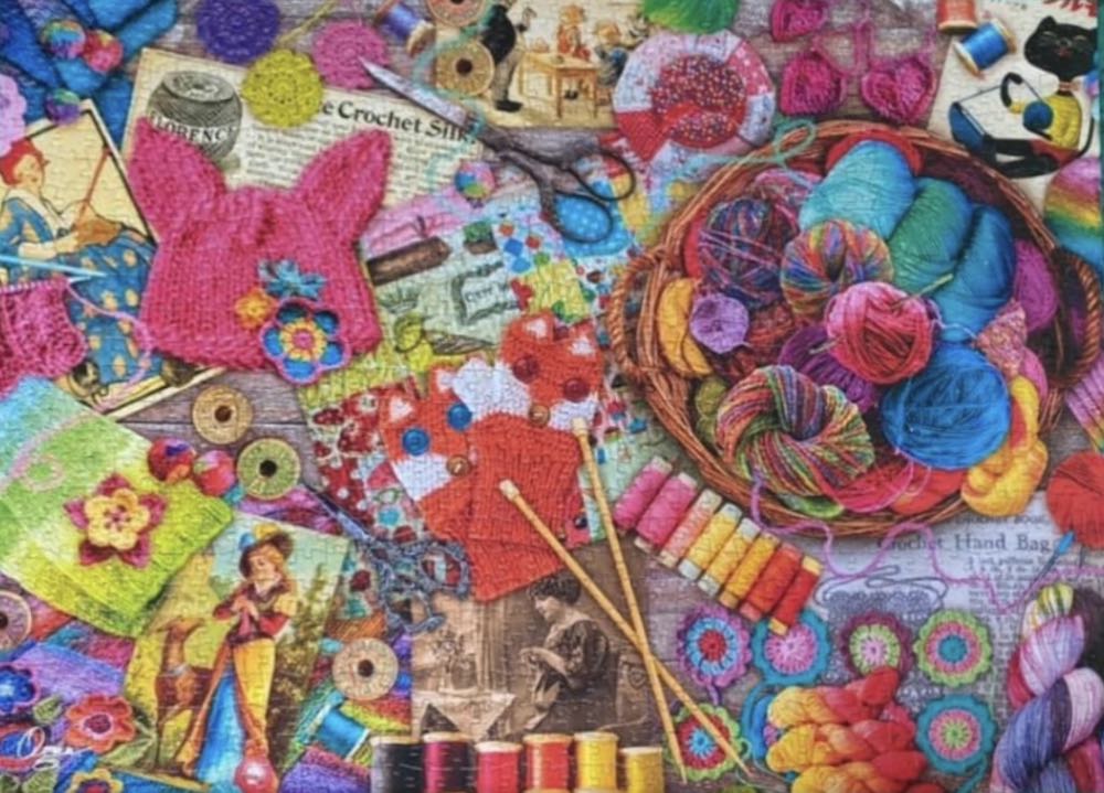 AS Vintage Yarns.   SOLD - Ceaco puzzle collectible [Barcode 021081330442] - Main Image 3