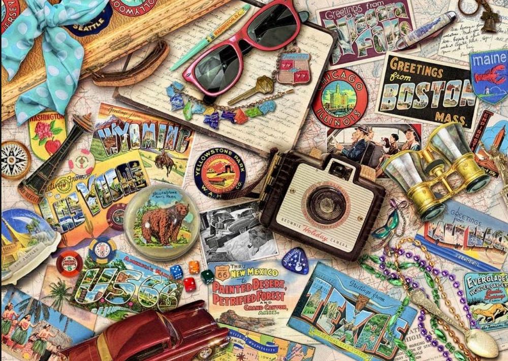 Vintage USA Travel (From Steph) - Big Ben puzzle collectible [Barcode 778988583210] - Main Image 2