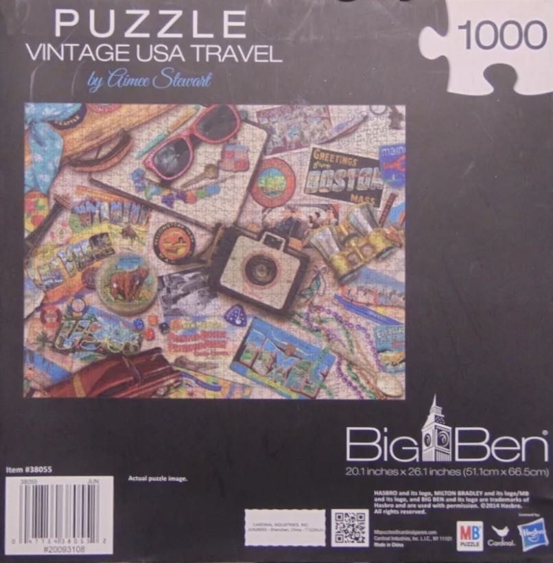 Vintage USA Travel (From Steph) - Big Ben puzzle collectible [Barcode 778988583210] - Main Image 4
