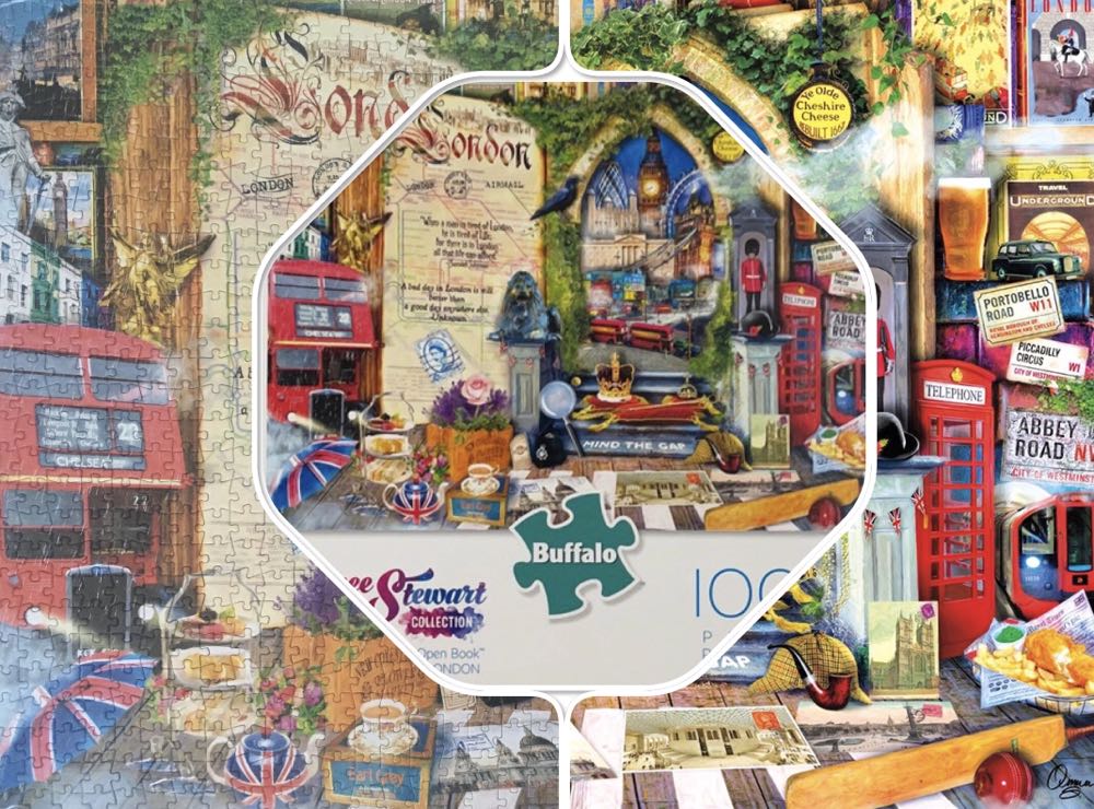 Life is an Open Book LONDON - Buffalo puzzle collectible [Barcode 079346117413] - Main Image 4