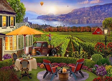 Wine Country - Vermont Christmas Company puzzle collectible [Barcode 819273021090] - Main Image 2