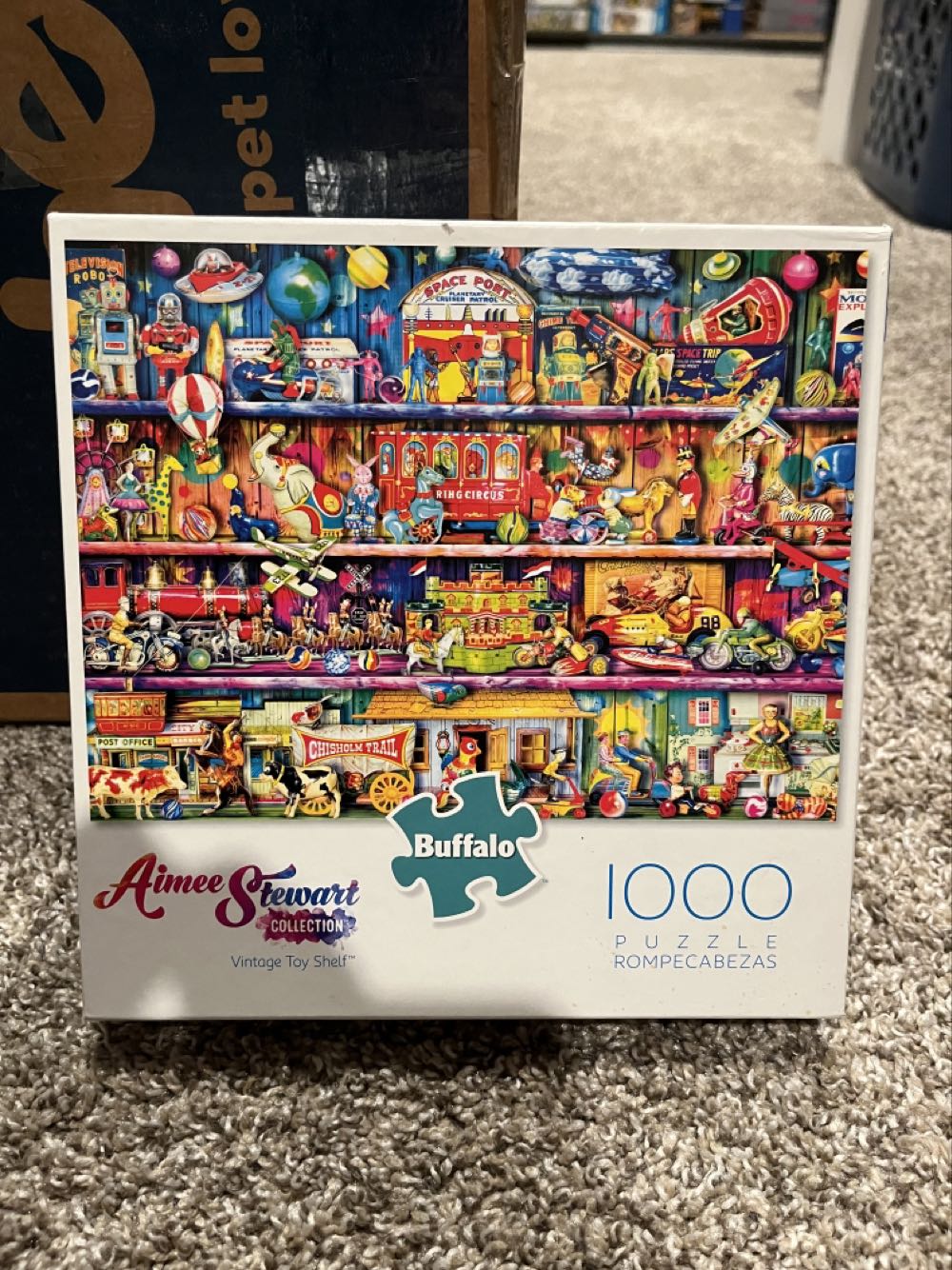 Sold - Vintage Toy Shelf - Buffalo puzzle collectible [Barcode 079346117444] - Main Image 2