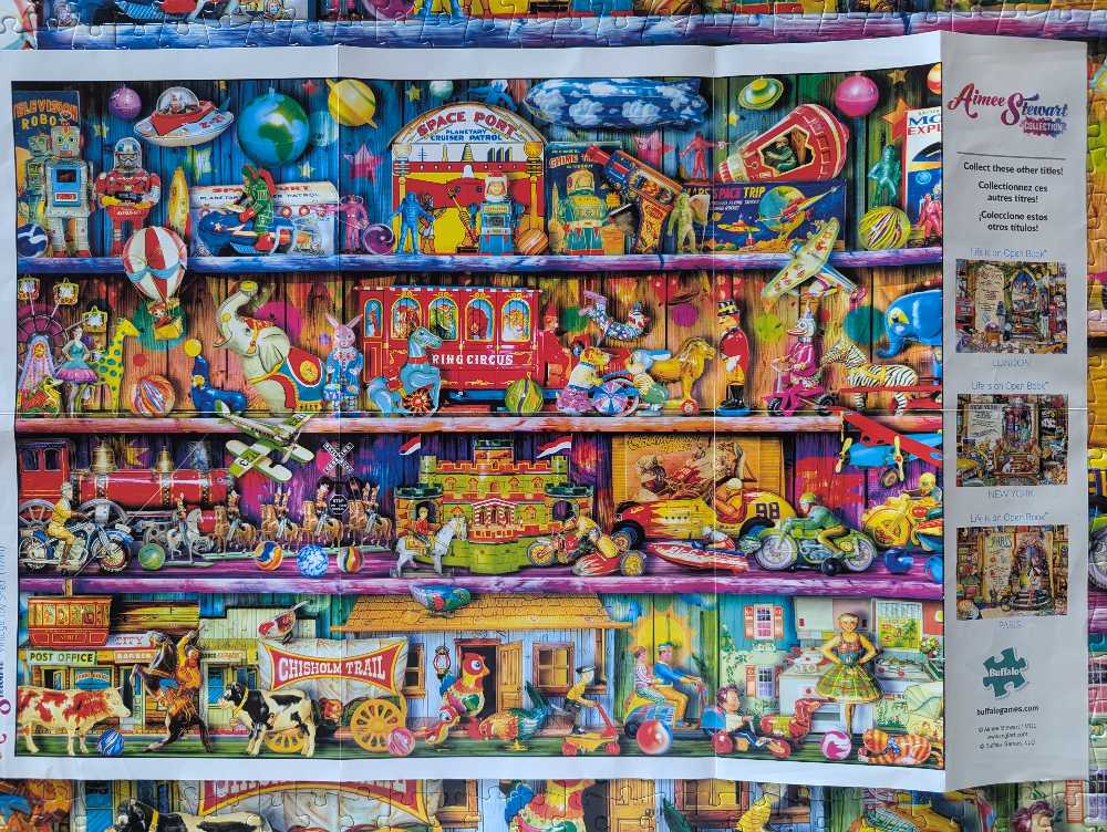 Sold - Vintage Toy Shelf - Buffalo puzzle collectible [Barcode 079346117444] - Main Image 4