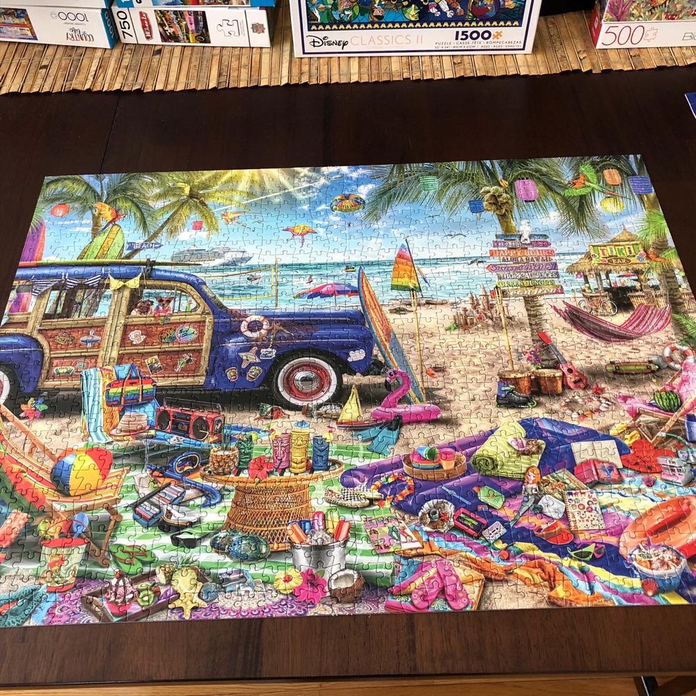 Beach Vacation - Buffalo Games puzzle collectible [Barcode 079346117529] - Main Image 3