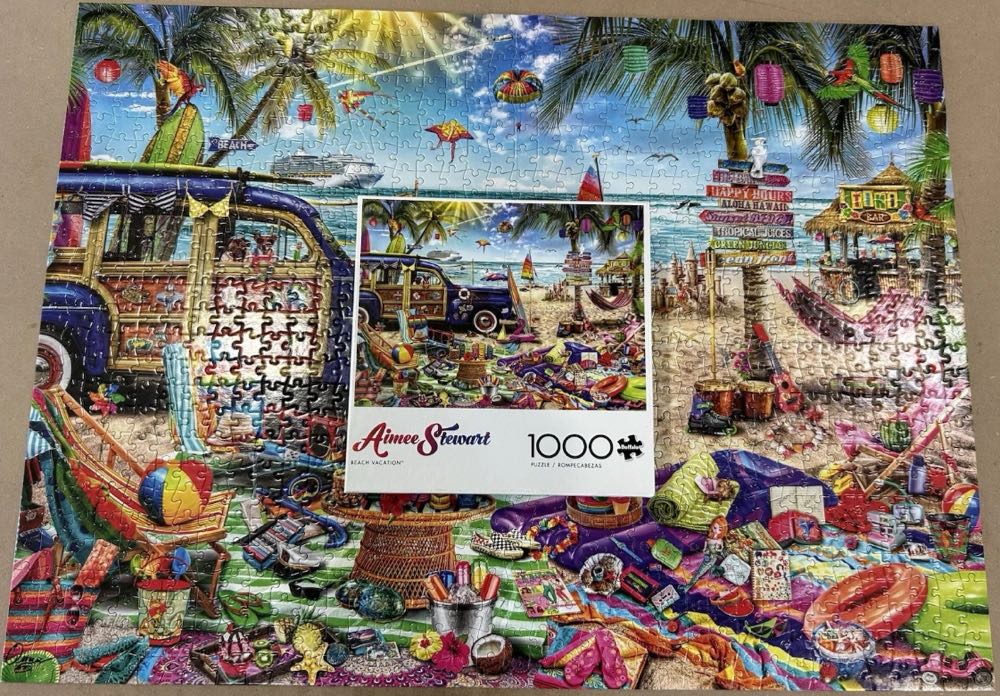 Beach Vacation - Buffalo Games puzzle collectible [Barcode 079346117529] - Main Image 4