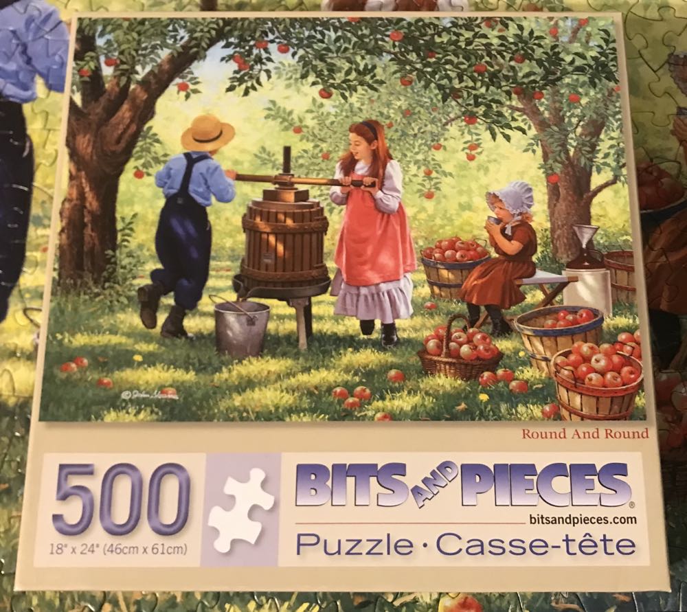 Round and Round 🍎 🍏 - Bits & Pieces 🇺🇸 puzzle collectible [Barcode 192949040831] - Main Image 2