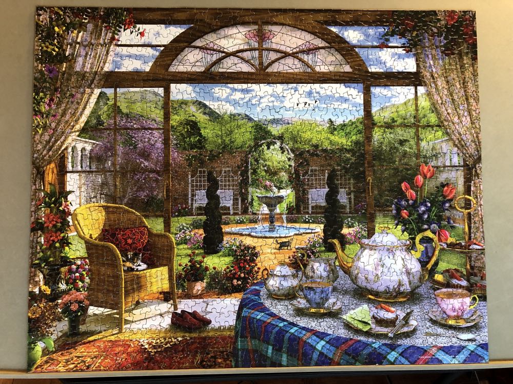 The Conservatory - Springbok puzzle collectible [Barcode 091683108374] - Main Image 2