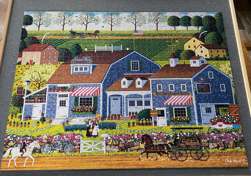 CW-Prairie Wind Flowers - Buffalo Games puzzle collectible [Barcode 079346114542] - Main Image 2