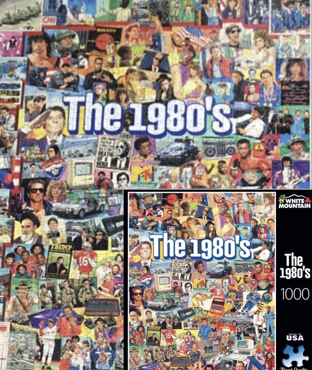 The 1980’s - White Mountain puzzle collectible [Barcode 724819257447] - Main Image 4