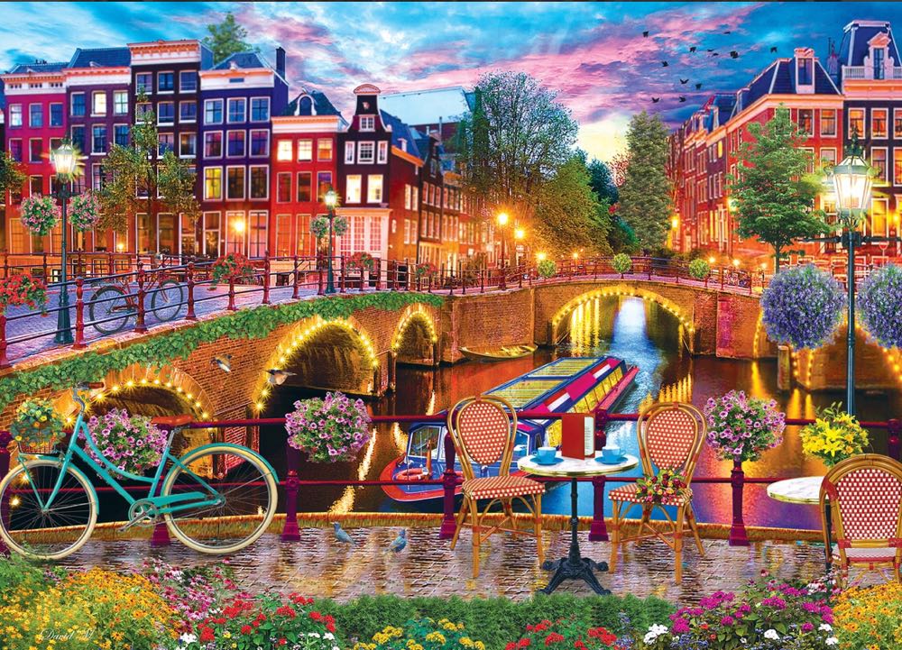 Amsterdam Lights - Master Pieces puzzle collectible [Barcode 705988719264] - Main Image 2
