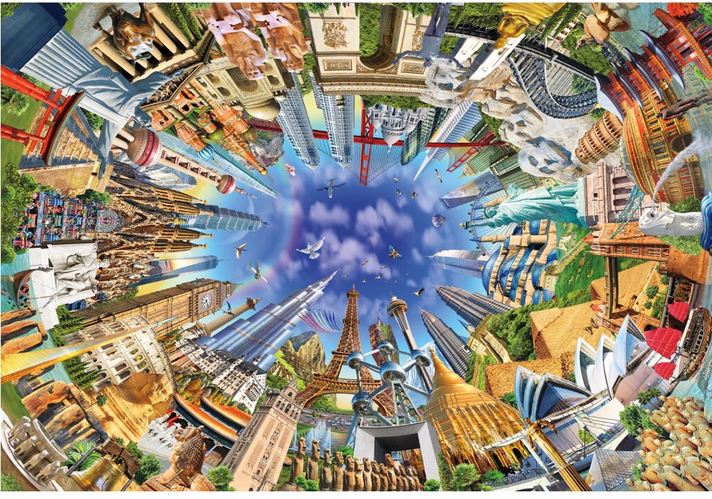 World Landmarks 360 - Buffalo Games & Puzzles puzzle collectible - Main Image 2