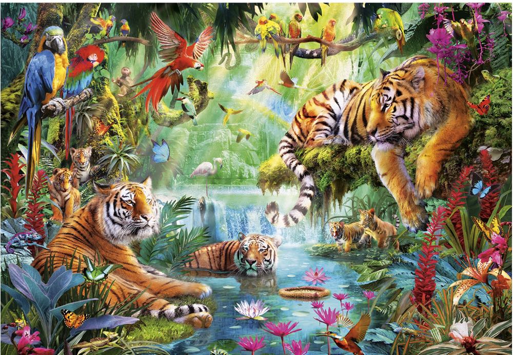 Tiger Lagoon - Buffalo puzzle collectible - Main Image 2