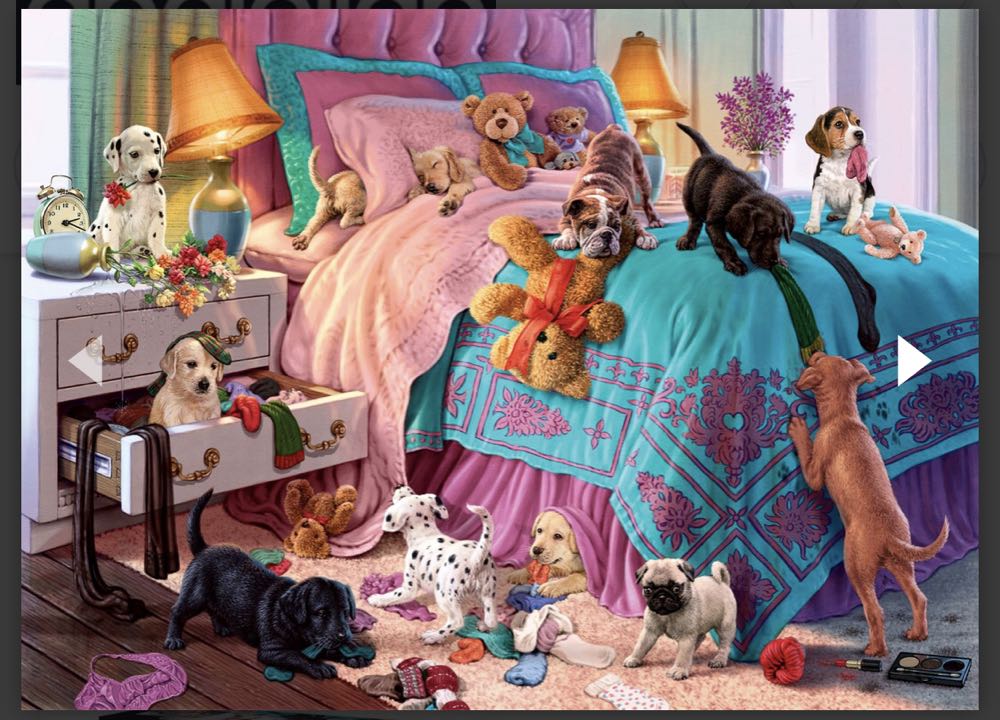 Naughty Puppies - Anatolian puzzle collectible - Main Image 2