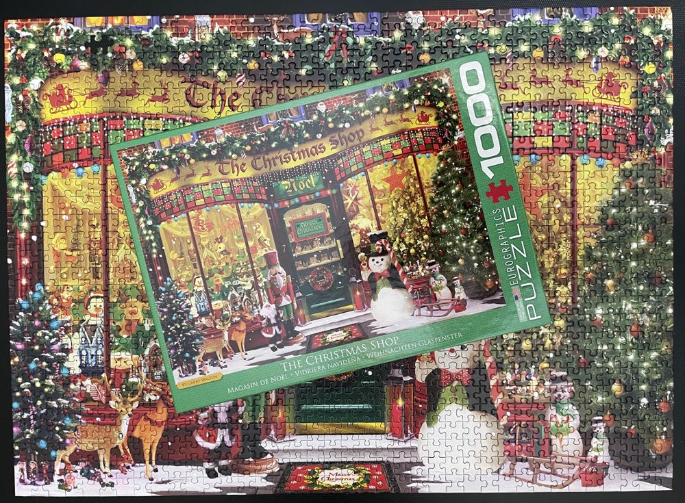 The Christmas Shop - EuroGraphics puzzle collectible - Main Image 3