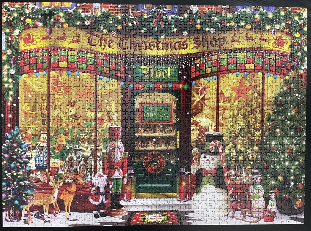 The Christmas Shop - EuroGraphics puzzle collectible - Main Image 4