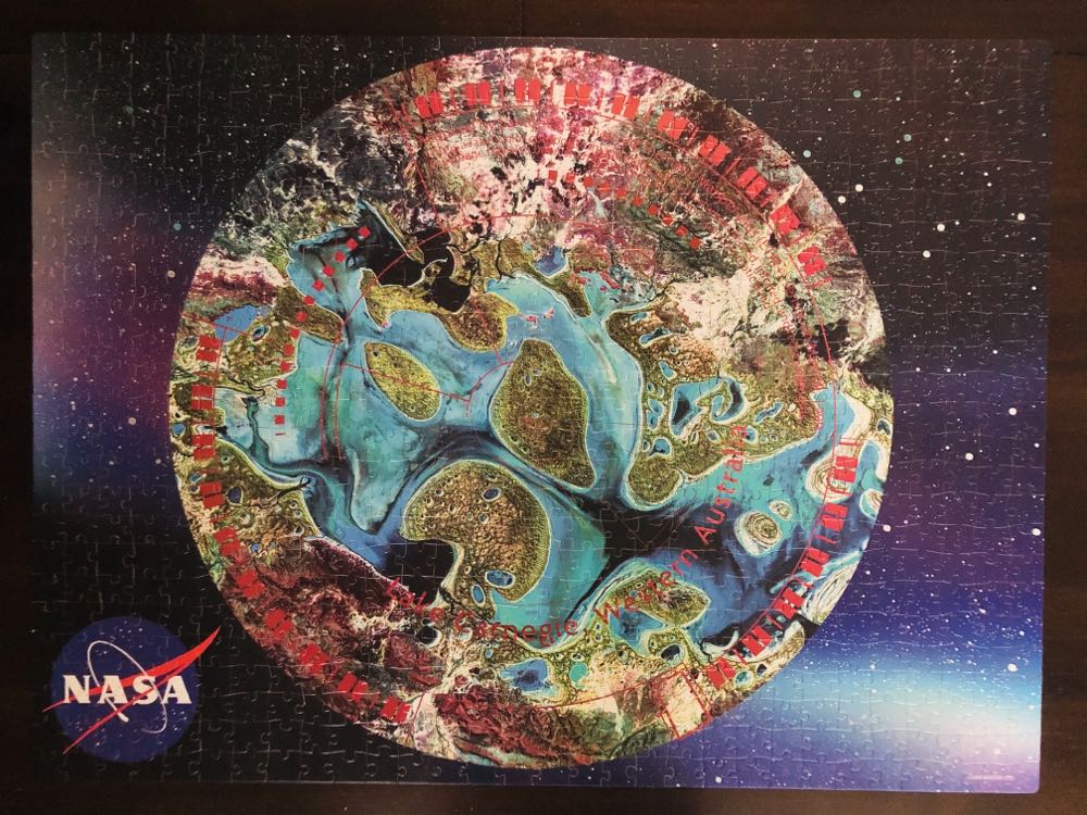 Lake Carnegie Western Australia - Cardinal puzzle collectible - Main Image 2