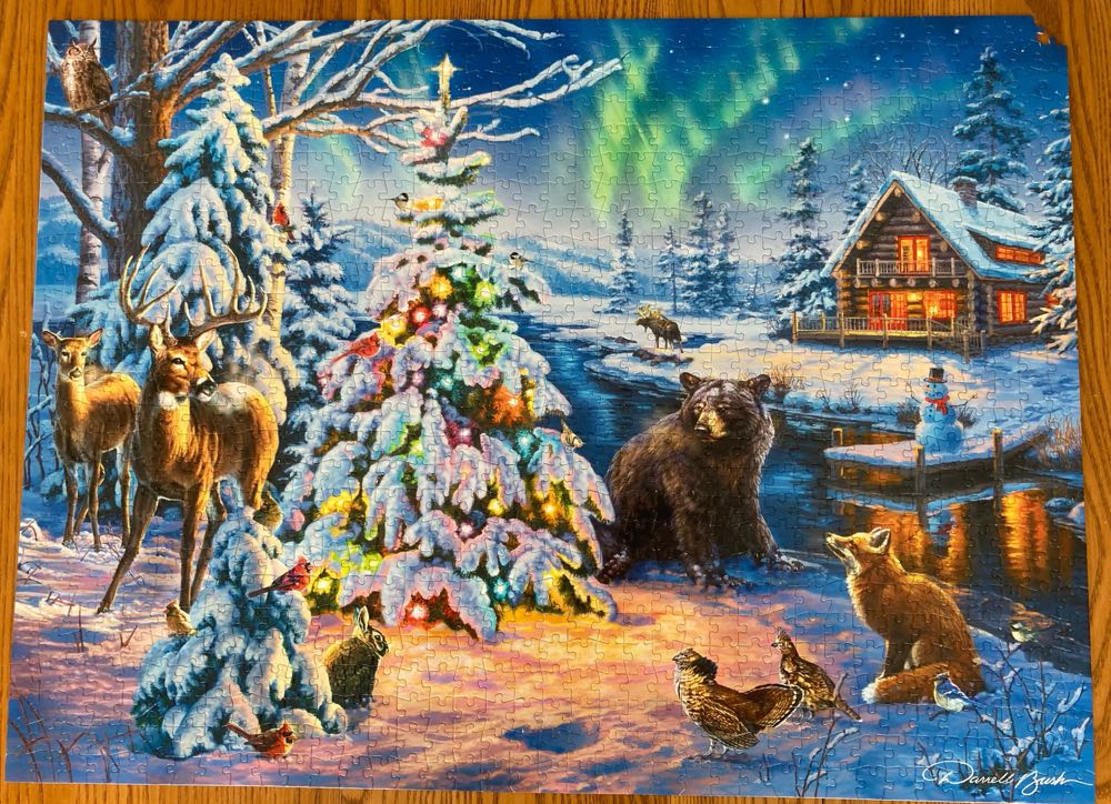 Woodland Christmas - Buffalo Games puzzle collectible [Barcode 079346112494] - Main Image 4