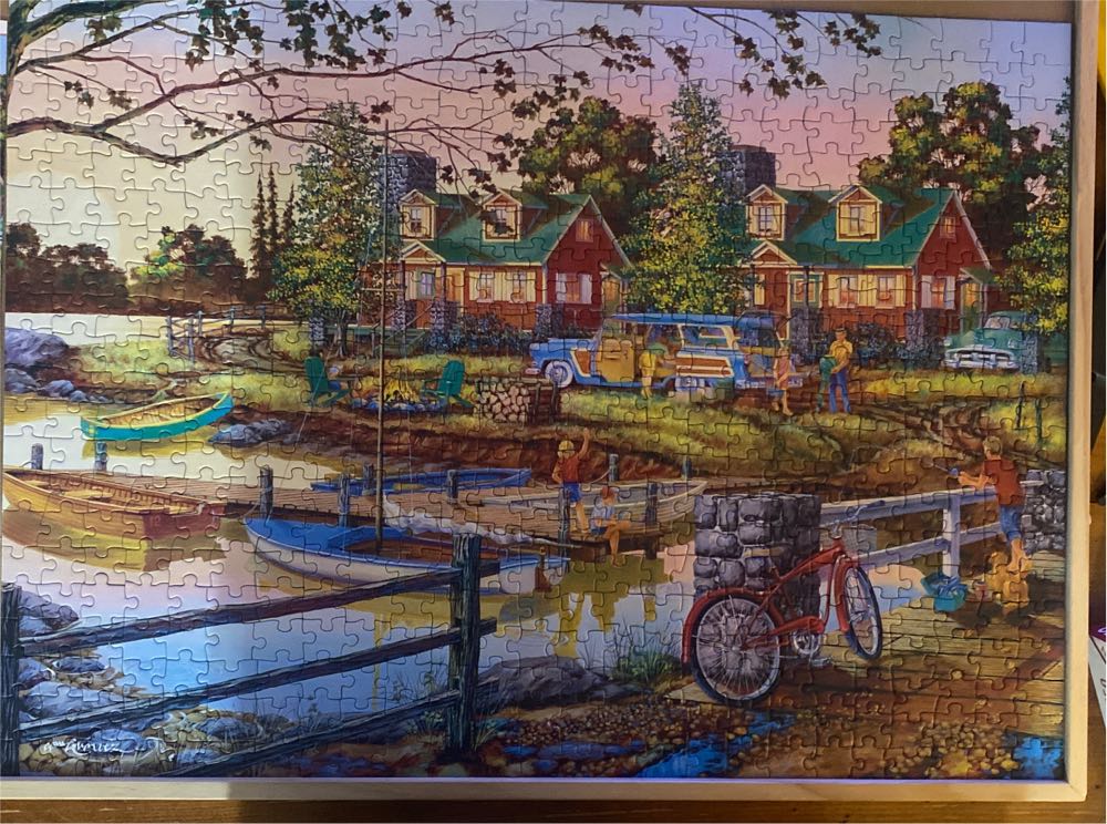 Away From It All - Master Pieces puzzle collectible [Barcode 705988319334] - Main Image 3