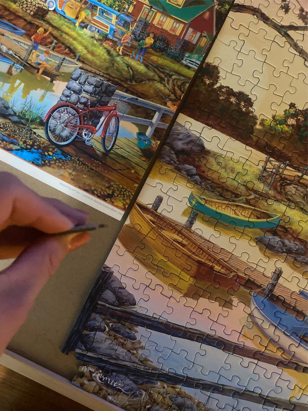 Away From It All - Master Pieces puzzle collectible [Barcode 705988319334] - Main Image 4