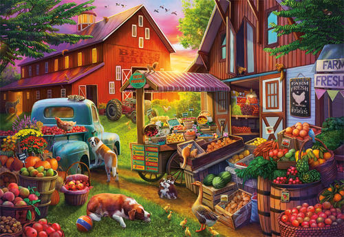 Bells Farm - Buffalo puzzle collectible [Barcode 079346021048] - Main Image 2