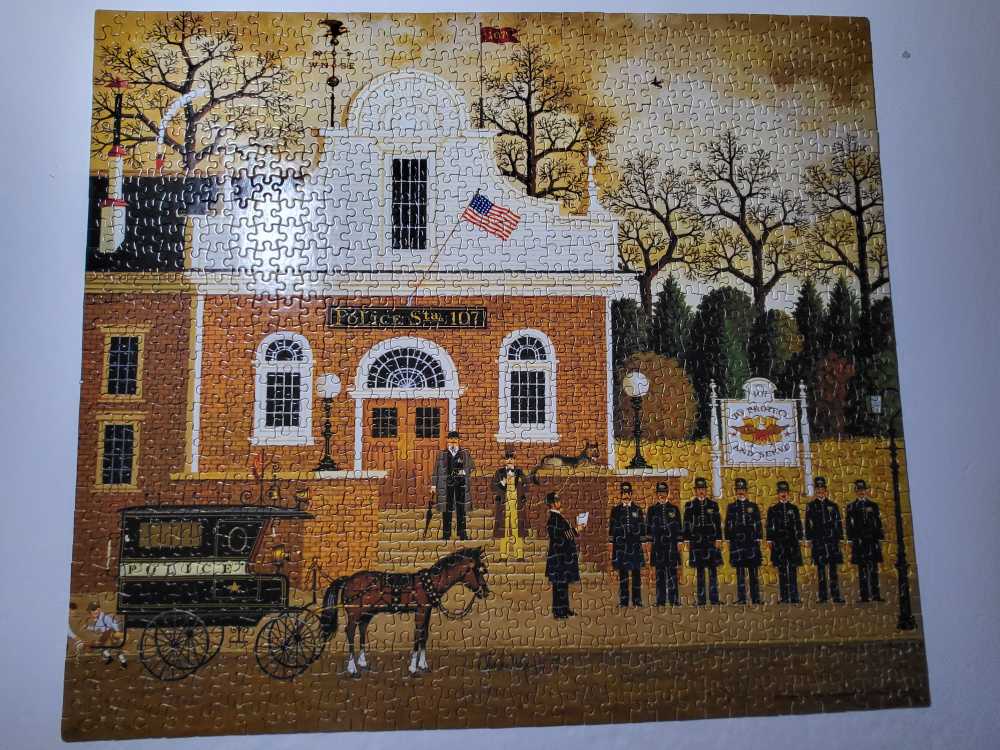 Roll Call With A Bang - Milton Bradley puzzle collectible [Barcode 032244046797] - Main Image 2