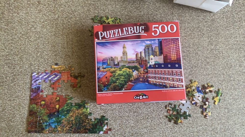 Boston Historical Skyline, Massachusetts - Puzzlebug puzzle collectible [Barcode 639277722034] - Main Image 4