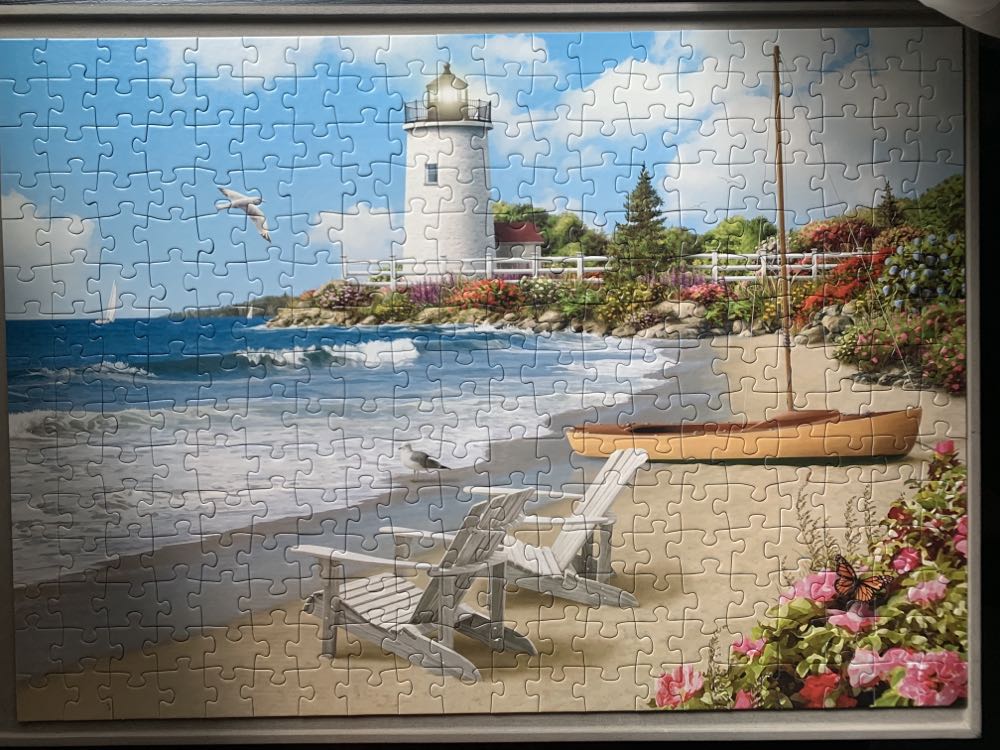 Sunlit Shores - Ravensburger puzzle collectible [Barcode 4005556135356] - Main Image 3