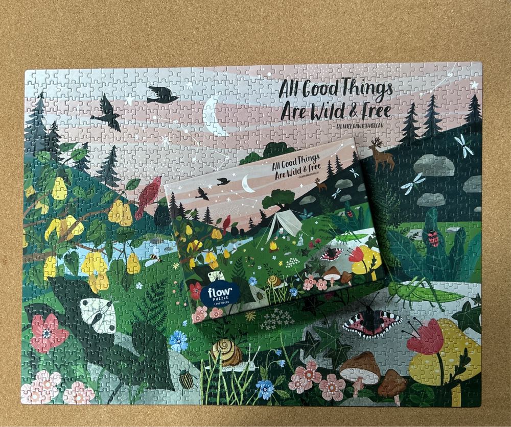 All Good Things are Wild & Free - Flow Workman Puzzle puzzle collectible [Barcode 9781523509379] - Main Image 4