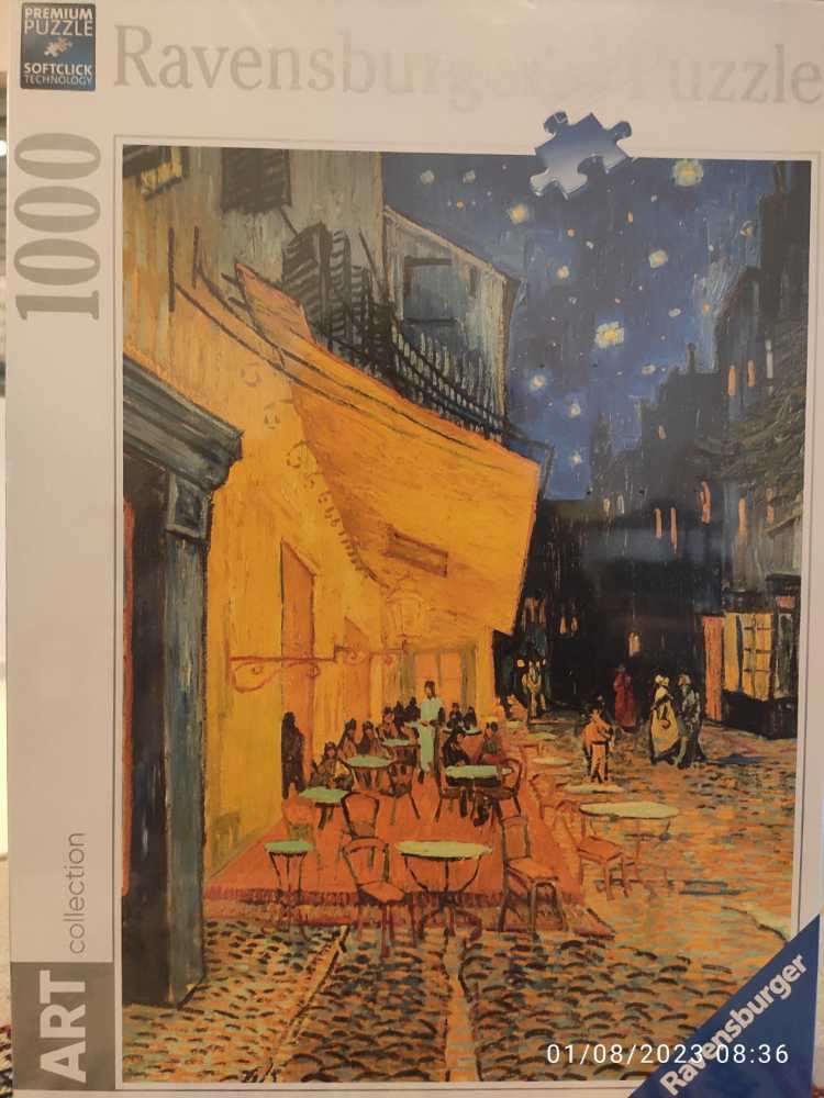 Van Gogh Cafe Terrace at Night - Ravensburger puzzle collectible [Barcode 4005556153732] - Main Image 2