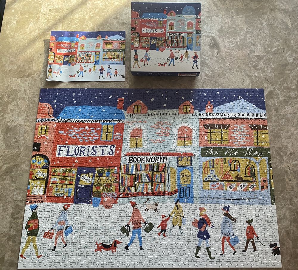Main Street Village (UV) 🧩 - Galison puzzle collectible [Barcode 9780735361997] - Main Image 3