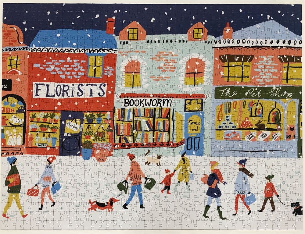 Main Street Village (UV) 🧩 - Galison puzzle collectible [Barcode 9780735361997] - Main Image 4