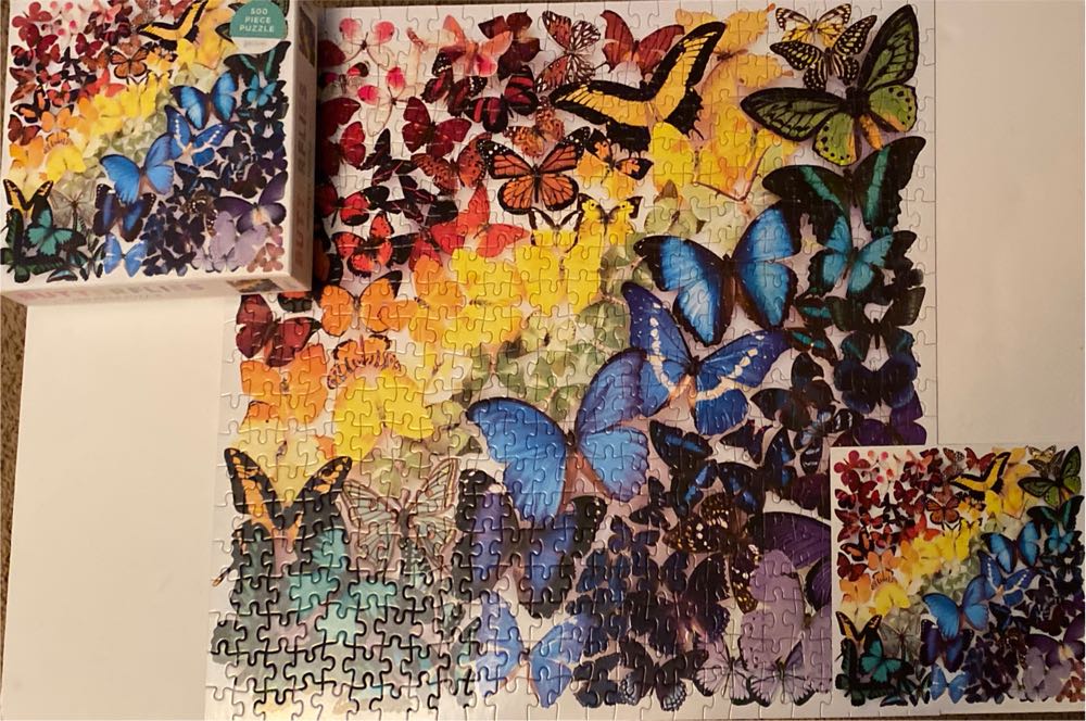 Rainbow Butterflies - Galison puzzle collectible [Barcode 9780735362567] - Main Image 2