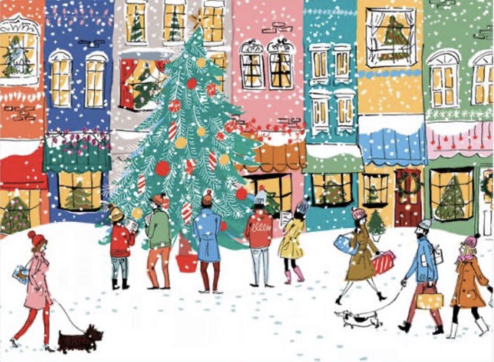 Christmas Carolers - Galison puzzle collectible [Barcode 9780735356856] - Main Image 3