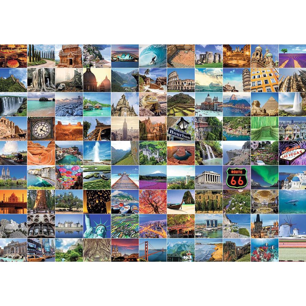 99 Beautiful Places - Ravensburger 🇩🇪 puzzle collectible [Barcode 4005556819836] - Main Image 2
