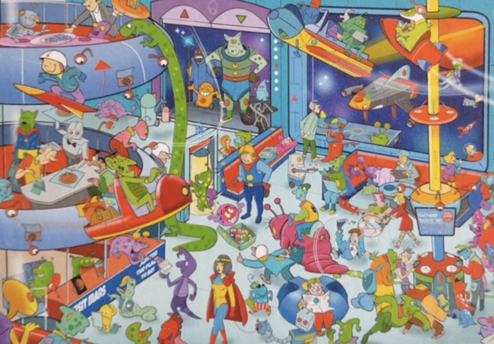 Outer Space 🟦 - Goliath That’s life puzzle collectible [Barcode 8711808714267] - Main Image 2