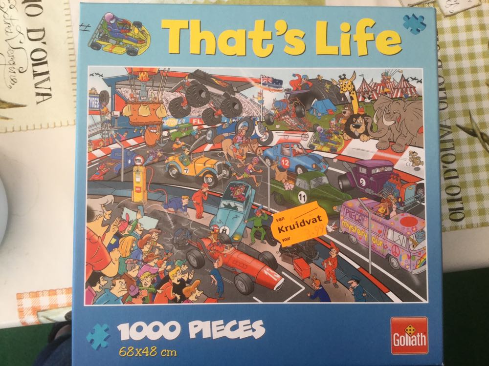 Racing / Racebaan 🟦 - Goliath That’s life puzzle collectible [Barcode 8711808714250] - Main Image 1
