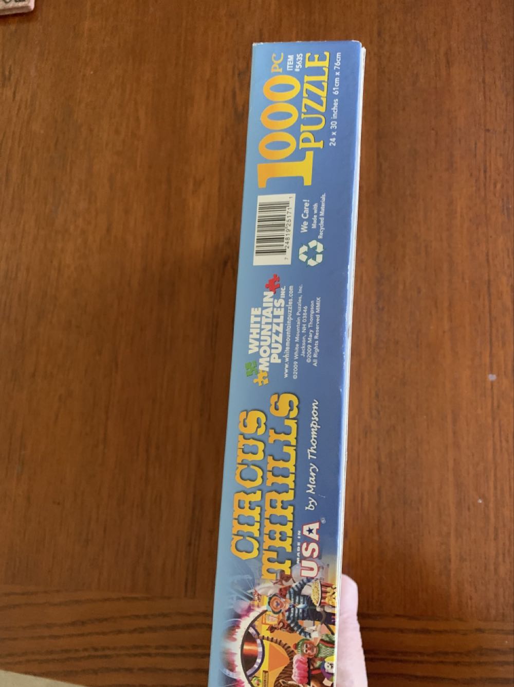 Circus Thrills - White Mountain Puzzles puzzle collectible [Barcode 724819251711] - Main Image 3