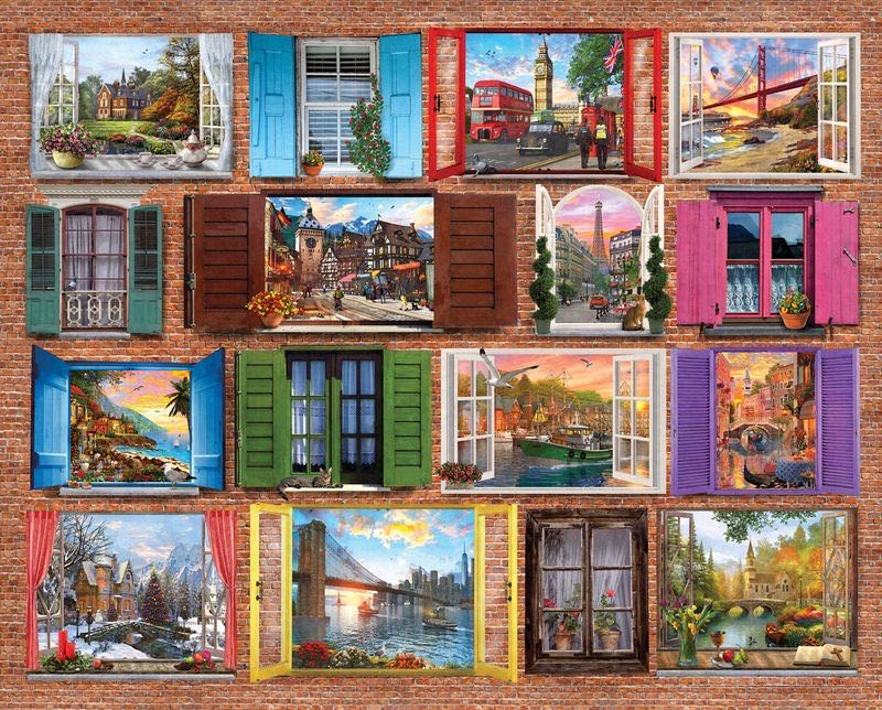 Windows to the World (v) 🧩 - Springbok puzzle collectible [Barcode 091683108664] - Main Image 2