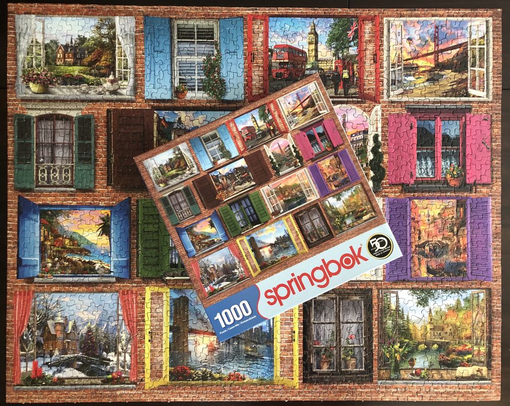Windows to the World (v) 🧩 - Springbok puzzle collectible [Barcode 091683108664] - Main Image 4