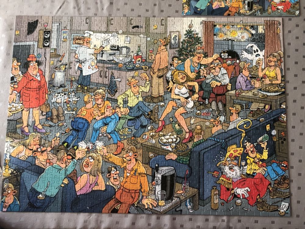Oud En Nieuw Feestje/De Fabriek Van De Kerstman - Jumbo puzzle collectible [Barcode 8710126190821] - Main Image 2