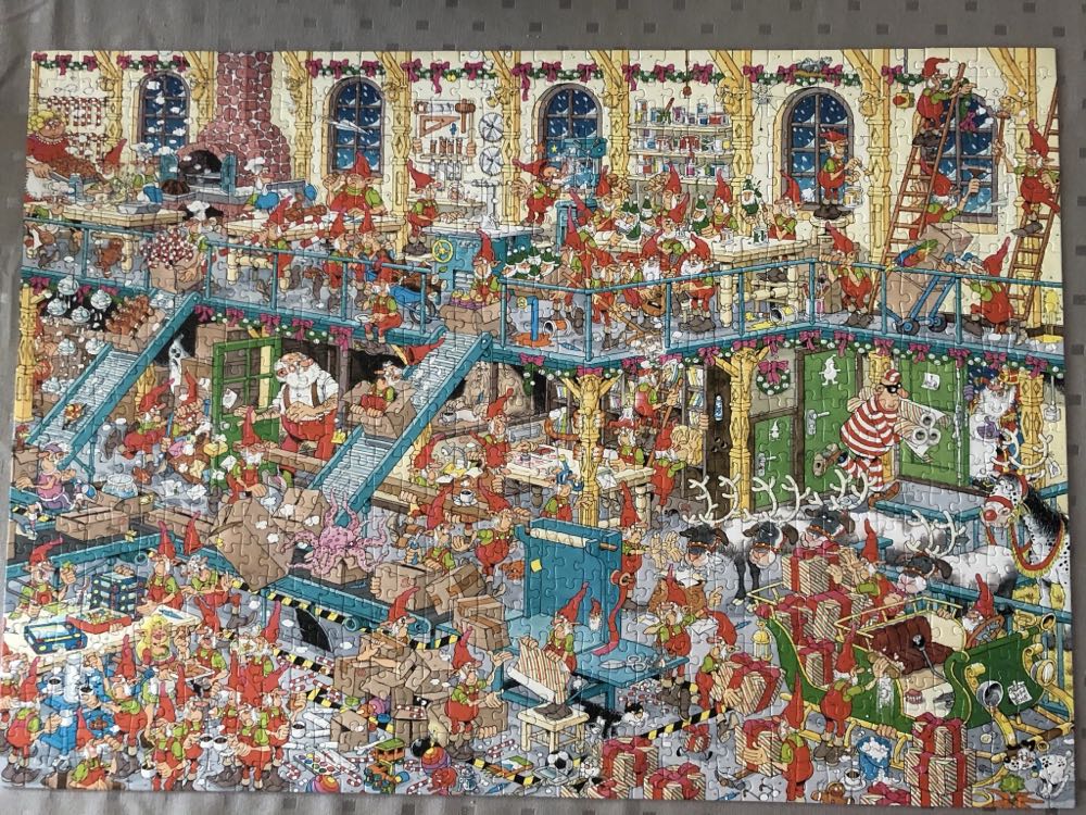 Oud En Nieuw Feestje/De Fabriek Van De Kerstman - Jumbo puzzle collectible [Barcode 8710126190821] - Main Image 3